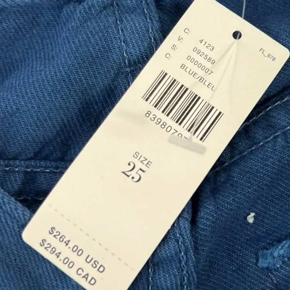 Anthropologie AMO Madeline Joggers in Neptune Size 25 NEW - Picture 5 of 11